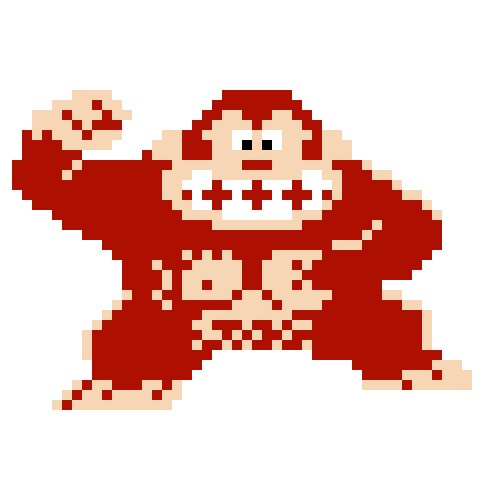 donkey kong pixel