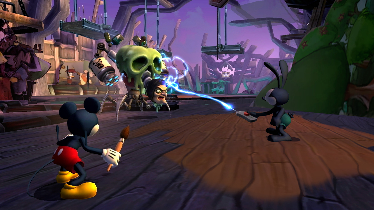 comment jouer a deux a epic mickey