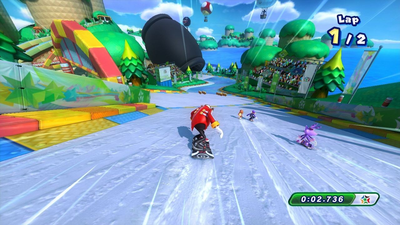 Point de vue réalisation Mario & Sonic aux Jeux Olympiques d Hiver de Sotchi 2014 se contente du strict minimum passable sans tomber dans