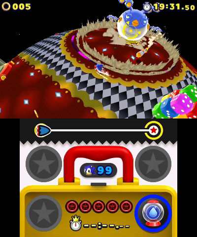 un vilain pas beau de Sonic Lost World 3DS