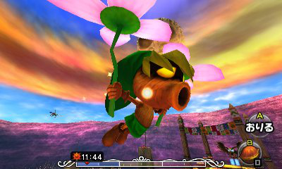 En peste Mojo, Link plane  dans Zelda Majora M