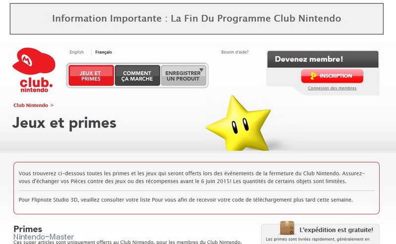 Le Club Nintendo et Flipnote Studios 3D arriveraient-ils plus tôt que prévu ?
