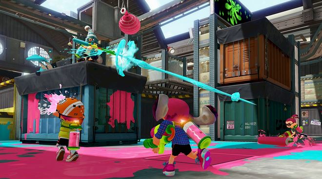 Les armes de Splatoon