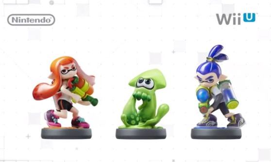 Les amiibo de Splatoon