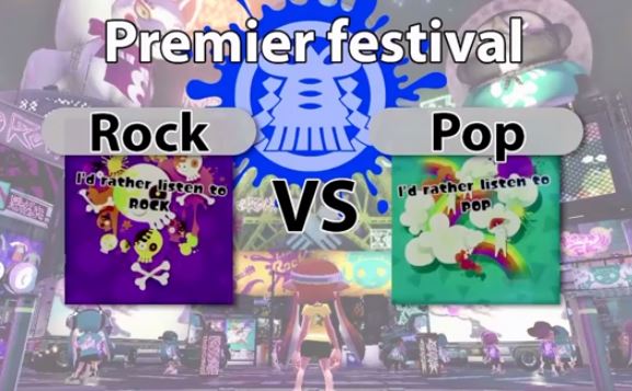 Premier festival Splatoon