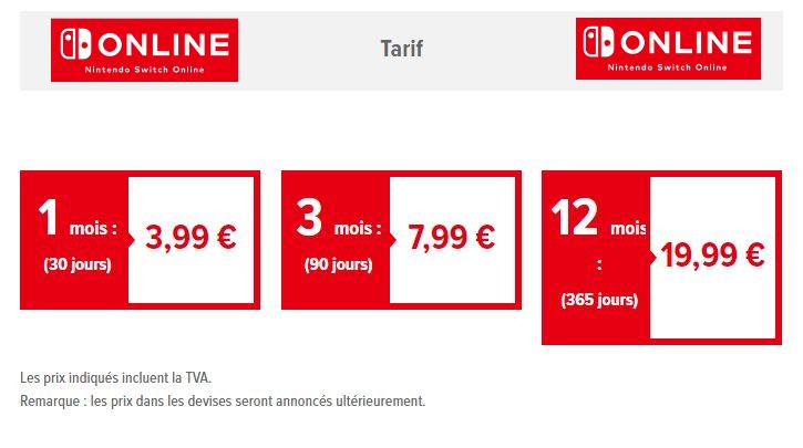 Carte-cadeau Nintendo Switch Online - abonnement de 12 mois