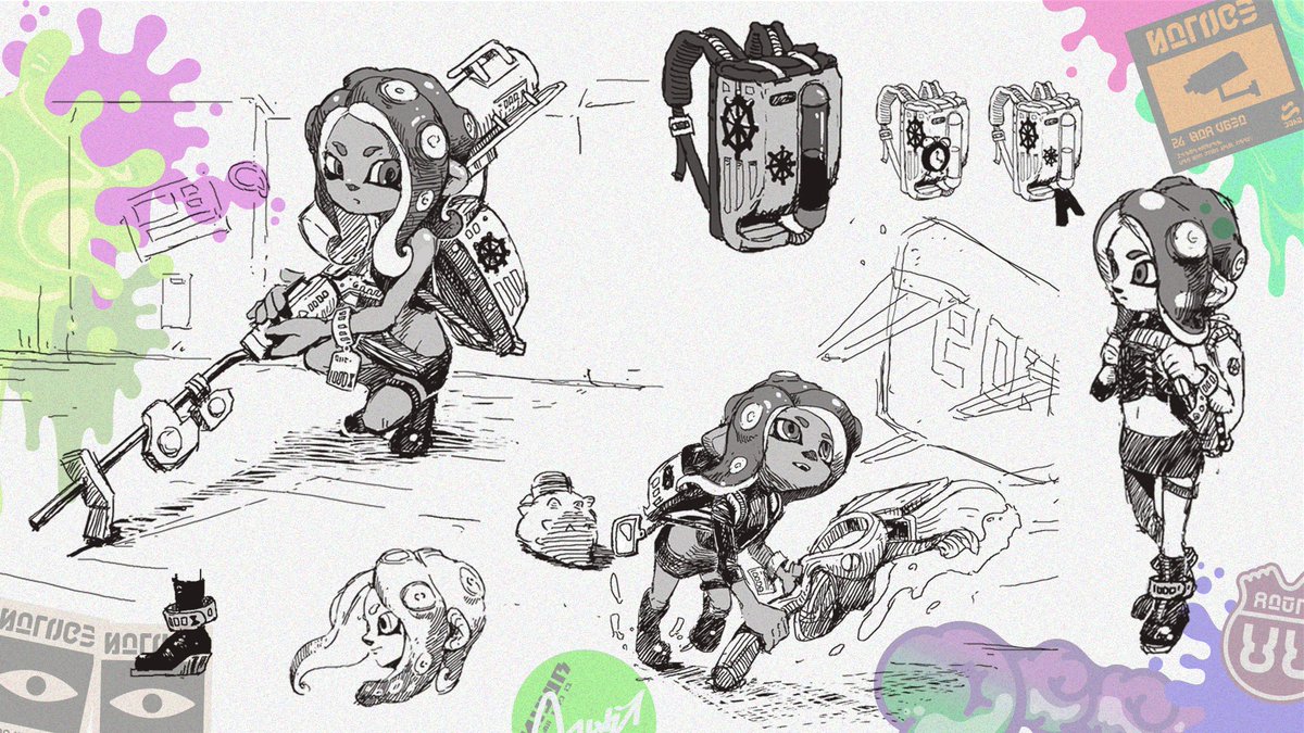 Coloriage Splatoon 2 Octo Expansion