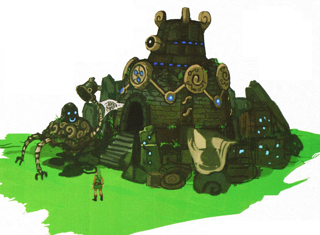 Coloriage Zelda Breath Of The Wild Gardien Splendides concept-arts conçus au début du développement de Zelda : Breath of The Wild - Multi - Nintendo-Master
