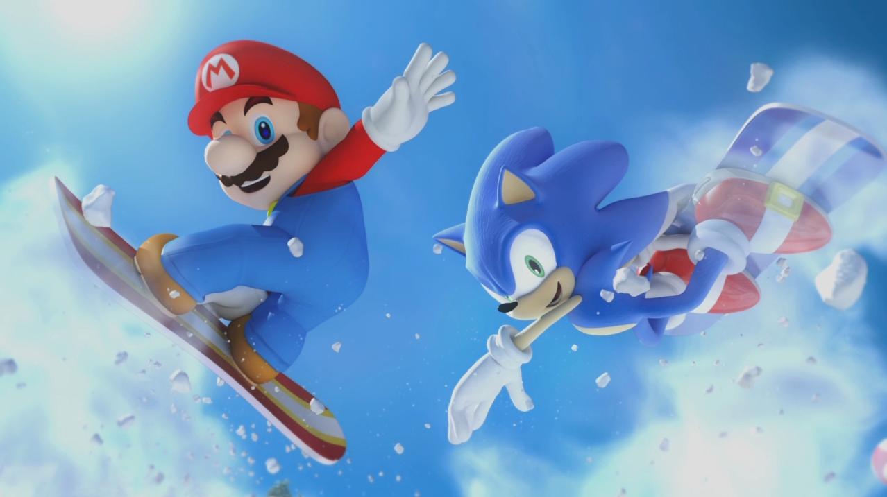Mario & Sonic aux jeux Olympic d Hiver sera disponible en fin d année 2009