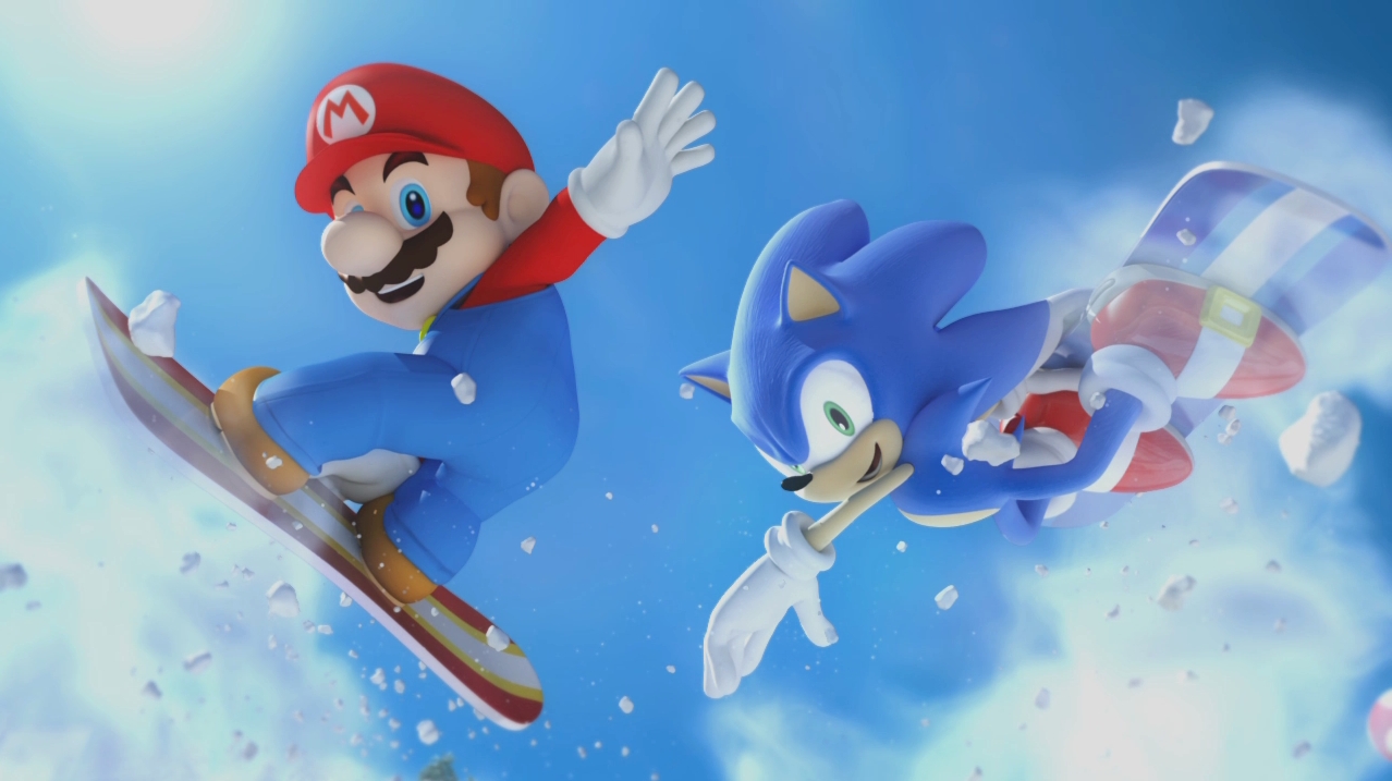 Mario & Sonic aux J O d Hiver la totale Infos trailer screens Mario & Sonic aux jeux Olympic d Hiver sera disponible en fin d année 2009