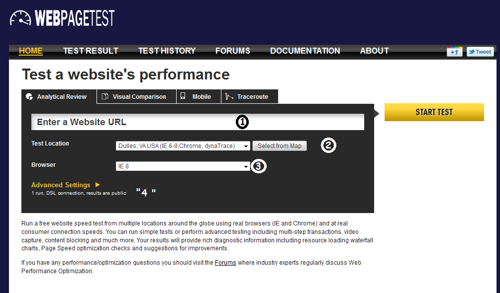 webpagetest