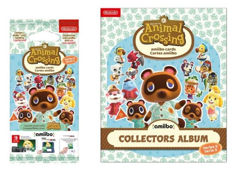 Animal Crossing : New Horizons : album collectors + paquet de cartes amiibo  série 5 en vente sur le store de My Nintendo - Nintendo Switch -  Nintendo-Master
