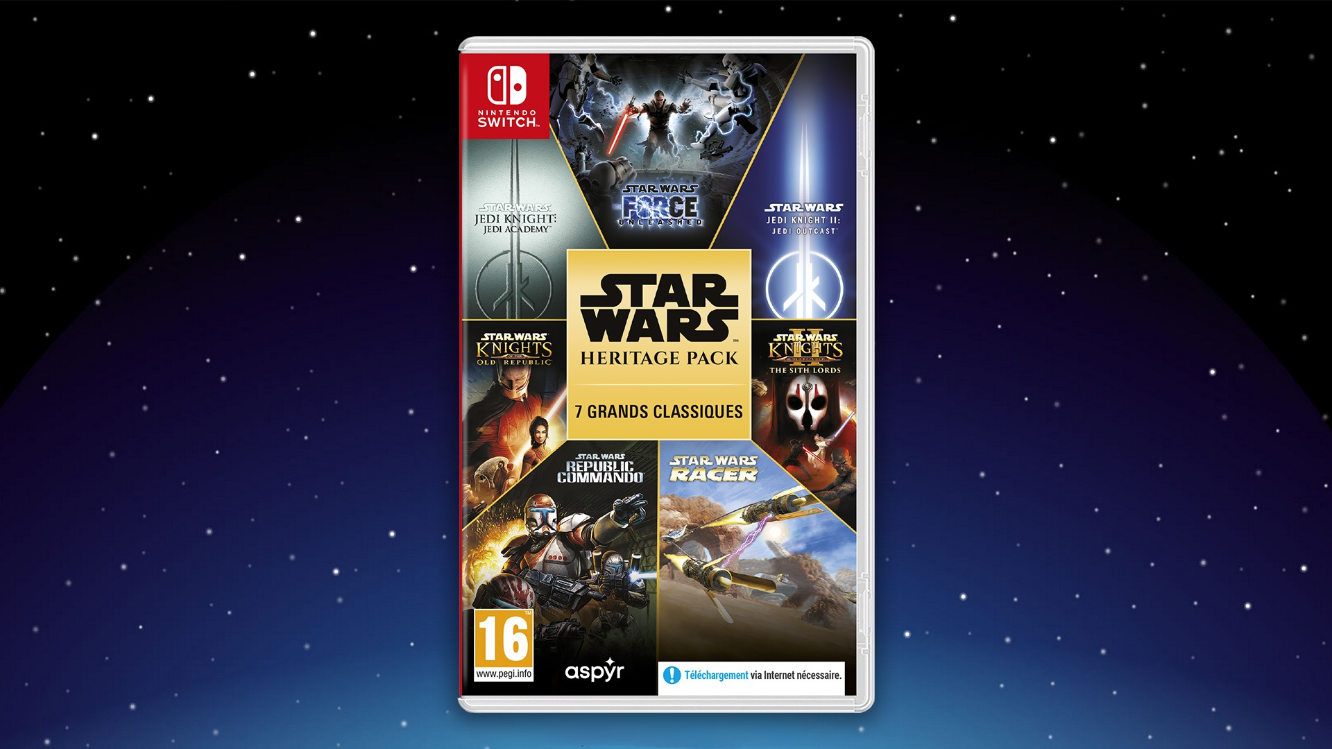 Star Wars Pack Héritage 7 jeux de la saga réunis dans une version physique sur Nintendo