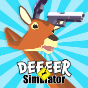 Jaquette DEEEER Simulator: Your Average Everyday Deer Game