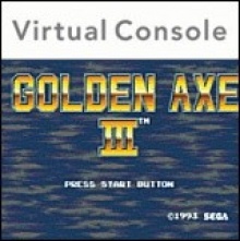Jaquette Golden Axe III
