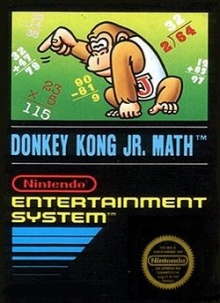 Jaquette Donkey Kong Jr. Math