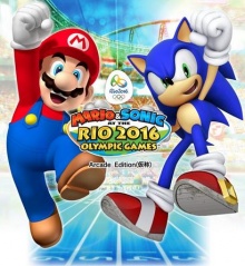 Jaquette Mario & Sonic aux jeux olympiques de Rio 2016. ARCADE Edition