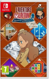 Jaquette L'AVENTURE LAYTON : Katrielle et la conspiration des millionnaires - Edition Deluxe