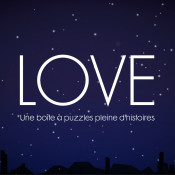 Jaquette Love - Une boîte à puzzles pleine d'histoires