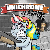 Jaquette Unichrome: A 1-Bit Unicorn Adventure