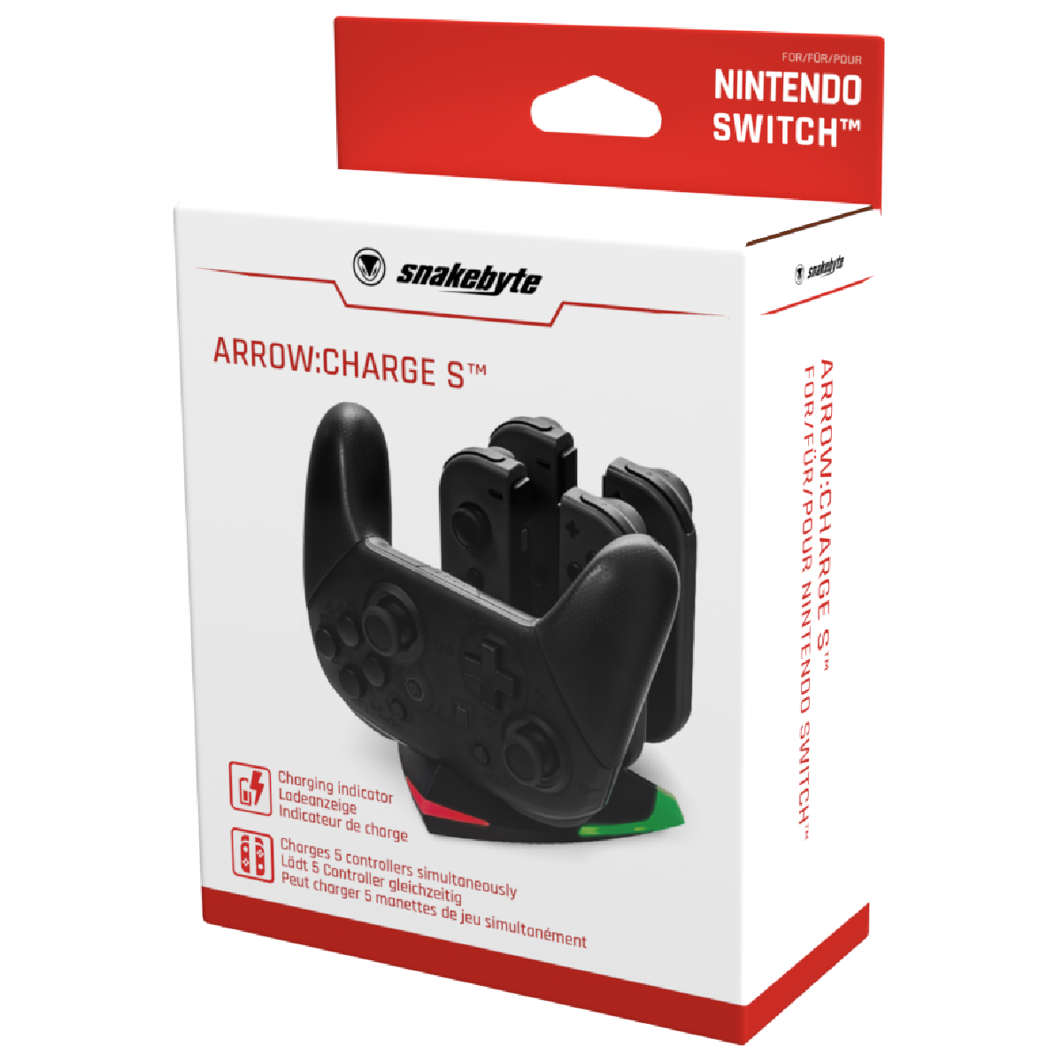 Snakebyte - Manette sans fil S Pro pour Nintendo Switch
