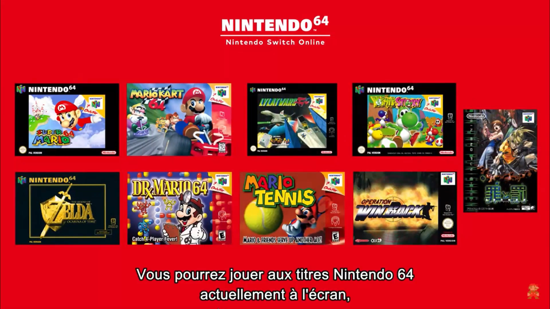 Les jeux N64 et Mega Drive débarquent sur Nintendo Switch avec un