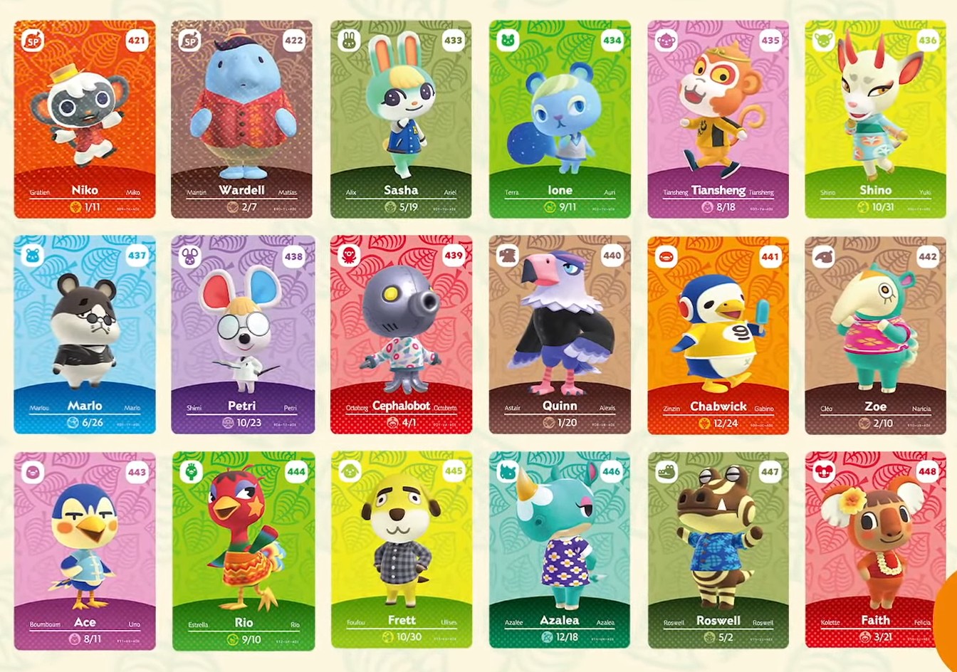 Cartes amiibo Animal Crossing série 5 : où les acheter ? - Nintendo Switch  - Nintendo-Master