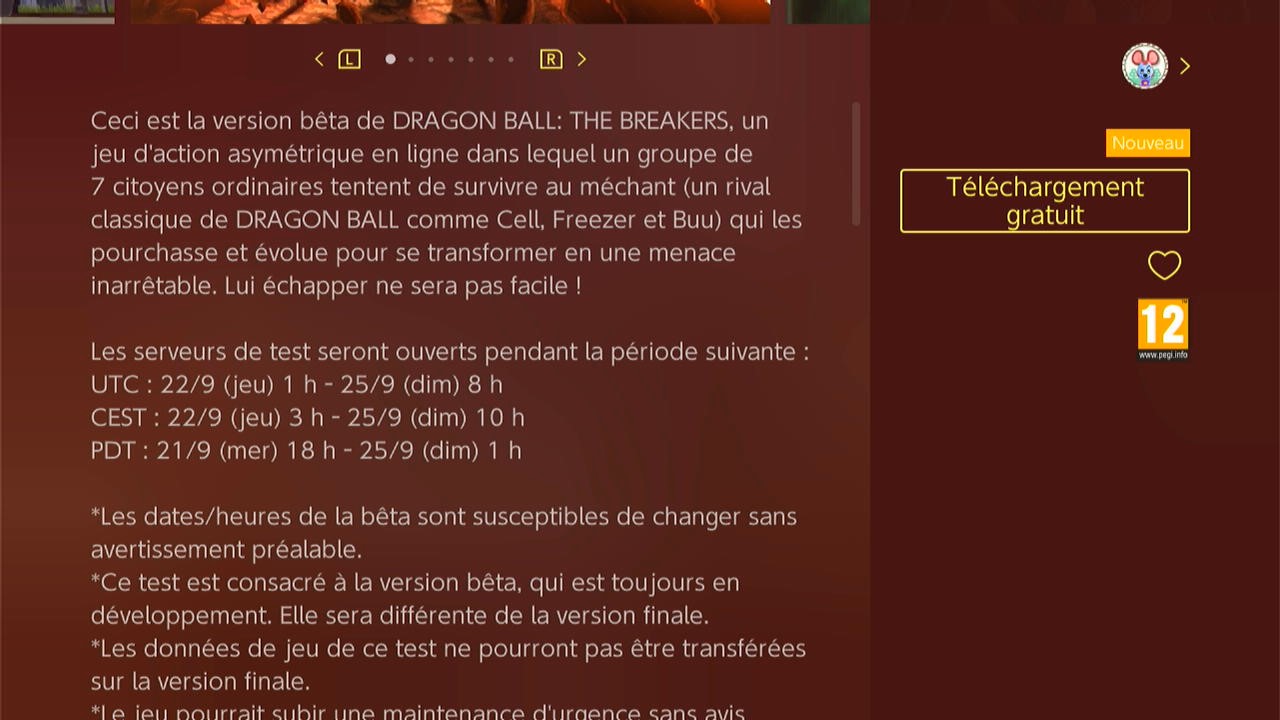 DRAGON BALL: THE BREAKERS sortira le 14 octobre 2022