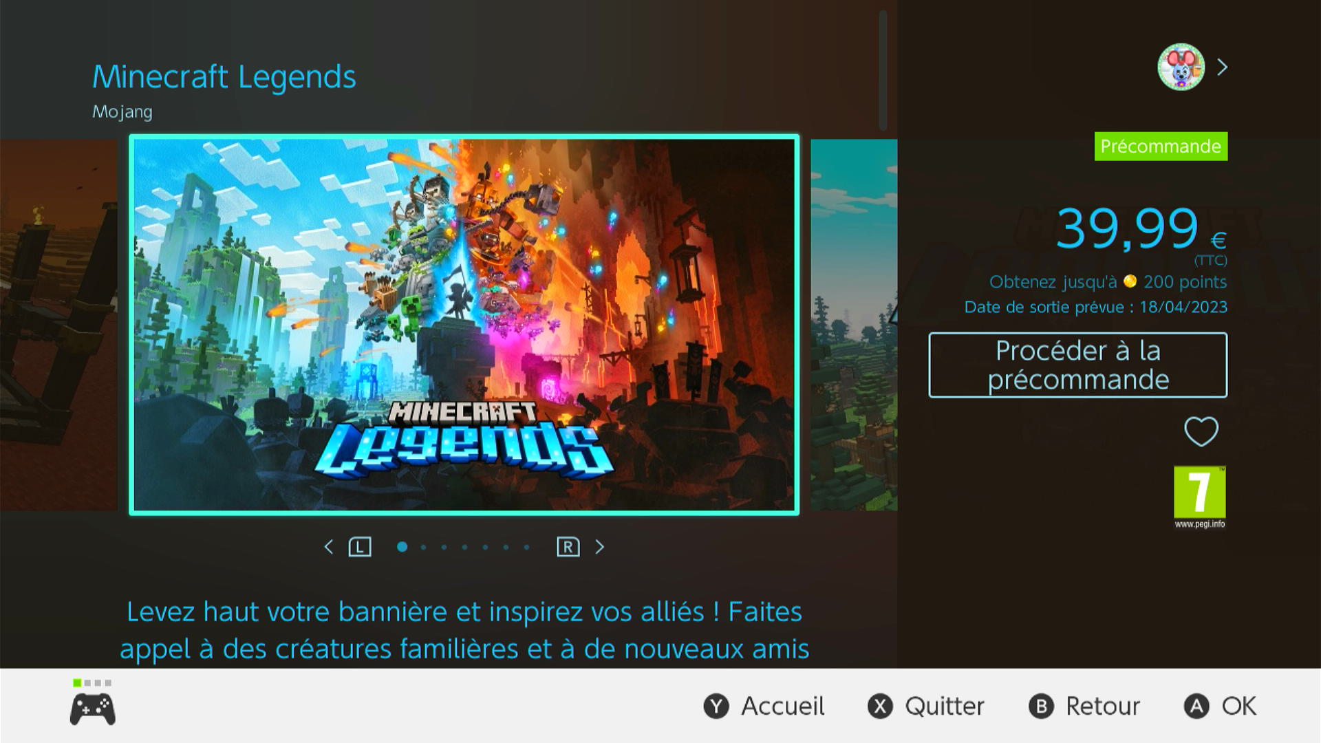 Minecraft Legends – Sortie le 18/04 sur Nintendo Switch ! 