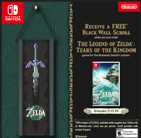The Legend of Zelda Tears Of The Kingdom : précommandez ce jeu Nintendo  Switch pour obtenir des goodies en cadeau ! 