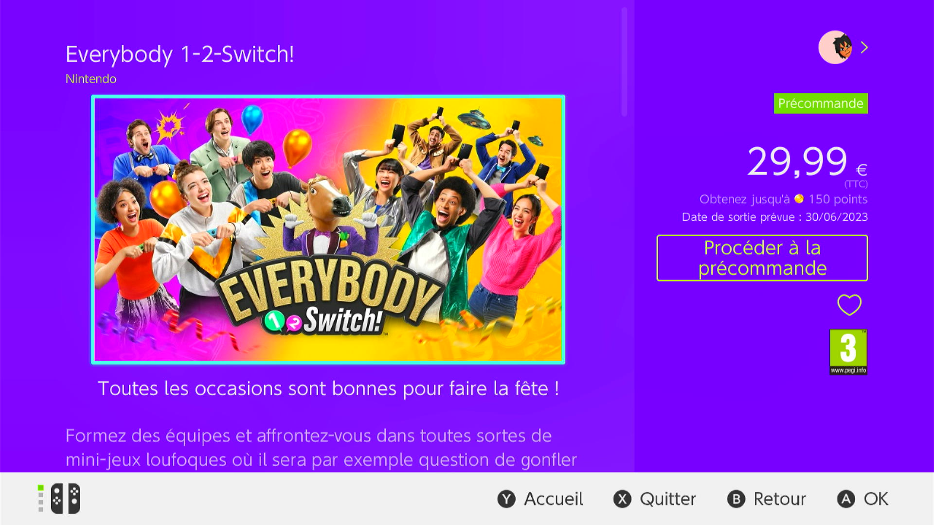 Everybody 1-2 Switch! : Nintendo annonce un nouveau 1,2 Switch dès ce  mois-ci sur Nintendo Switch - Date de sortie, prix, poids Tous les  détails - Nintendo Switch - Nintendo-Master