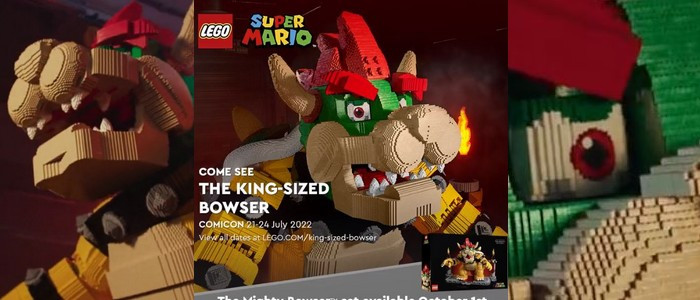 Un impressionnant Bowser géant construit avec 663 900 briques de