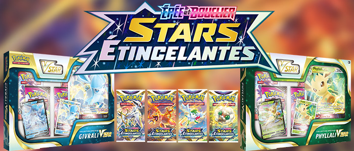 Cartes Pokémon Coffret VSTAR de Phyllali-V Stars Étincelantes