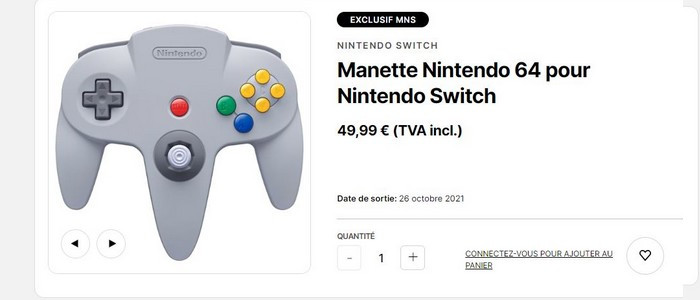 Manette Switch Nintendo 64 : les meilleures offres