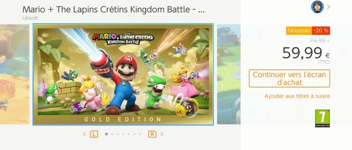 Switch - Mario+ The Lapins Crétins Kingdom Battle - Edition