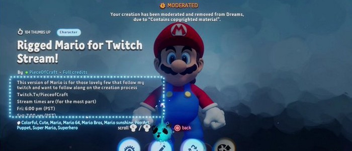 Super Mario é recriado com o Dreams no PlayStation 4 - Drops de Jogos