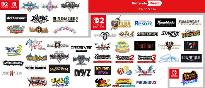 Publication d’une infographie rĂ©capitulative des annonces Nintendo