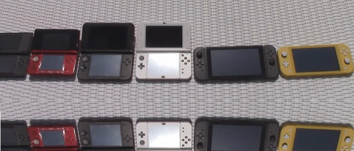 Nintendo Switch Lite : comparaison de taille avec la GBA, la