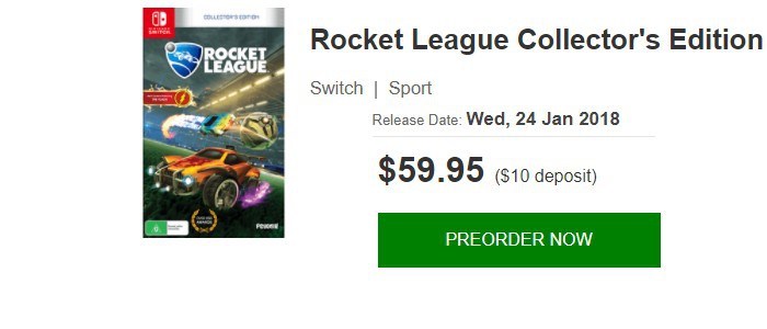 Rocket League : toutes les infos sur la version Nintendo Switch