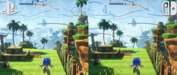 Video: Sonic Frontiers Switch vs. PS5 graphics comparison