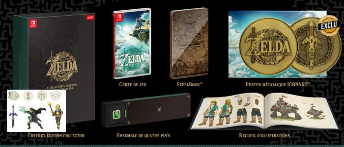 Bonus de précommande Zelda Tears of The Kingdom