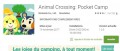 Image Animal Crossing : Pocket Camp dépasse les 5 millions de téléchargement sur les appareils Android