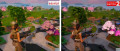 Image Fortnite : comparaison versions Nintendo Switch Vs Nintendo Switch 2