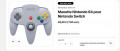 Image La manette N64 pour Nintendo Switch de retour sur le My Nintendo Store