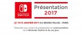Image Nintendo invite les joueurs au Grand Palais de Paris le 14 et 15 janvier pour découvrir la Nintendo Switch