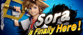 Image Le dernier personnage de Super Smash Bros. Ultimate débarque : Sora de Kingdom Hearts, son stage et ses musiques présentés