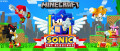 Image Minecraft invite Sonic pour fêter son anniversaire dans un DLC spécial