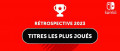 Image Nintendo dévoile les jeux les plus joués sur Nintendo Switch en Europe en 2023