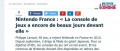 Image Nintendo : le marché français en quelques chiffres