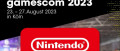 Image Nintendo sera bien présent à la Gamescom 2023 après quatre années d'absence